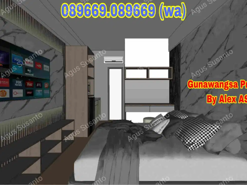 Gunawangsa  Manyar Full Furnish BARU Surabaya dkt Klampis + Kertajaya + Ngagel + Merr + Menur + Darmahusada