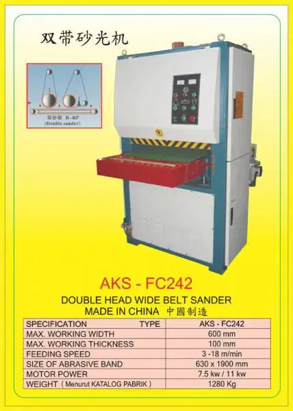MESIN AMPLAS - BELT SANDER MACHINE