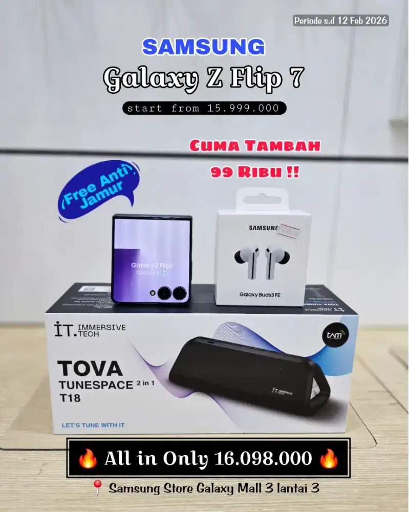 Samsung Galaxy ZFlip7 256 512 GB