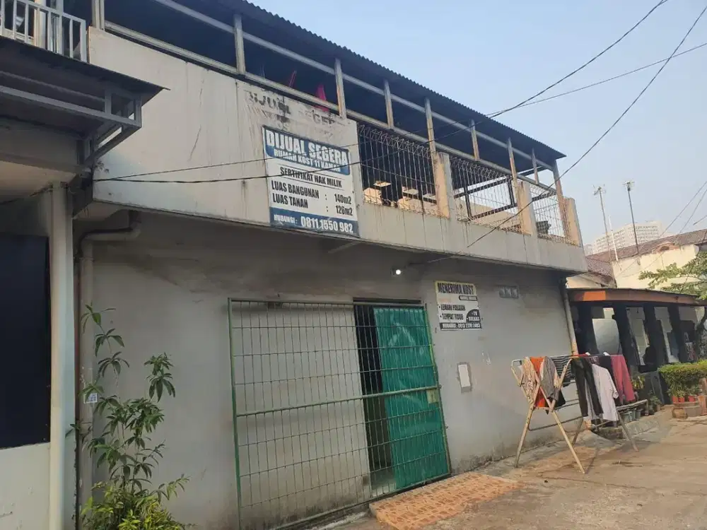 Dijual Cepat Rumah Kost SHM di Bulak Kapal Bekasi Timur – 11 Kamar, Lokasi Perempatan Ramai