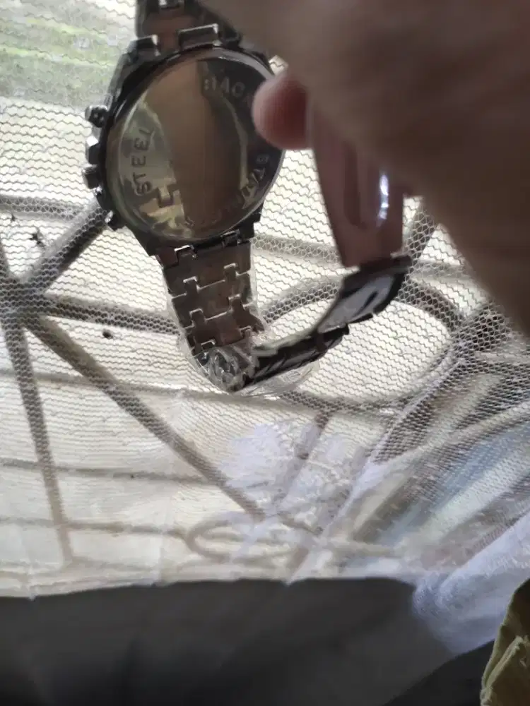 Di jual jam swiss army rantai jam tangan pria water resinstent