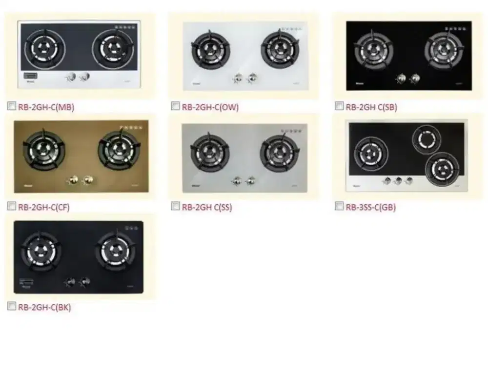 Ready Kompor Tanam dan Listrik Rinnai ada promo Cicilan  bunga ringan