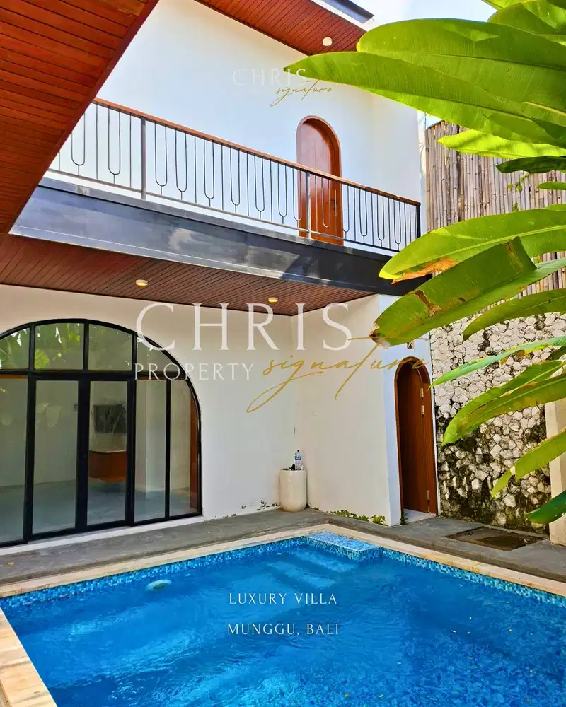 Villa 4 Bedroom Modern di Munggu Cepaka Bali, SHM, Kolam Renang