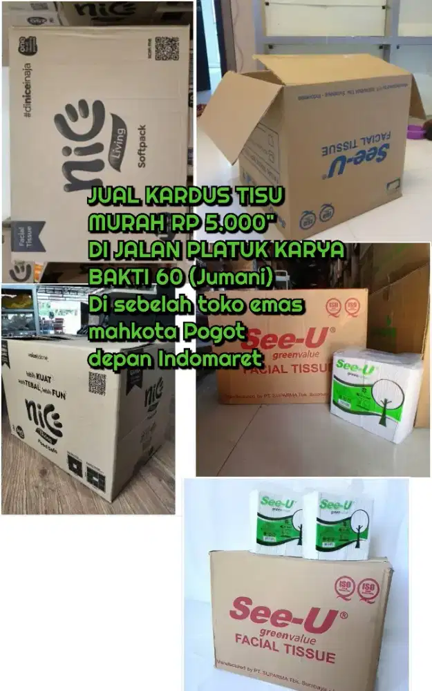 Di jual kardus tisu