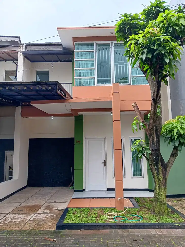 Rumah 2 lantai, 3 kamar Cluster Taman Rusa Residence 1 pintu akses