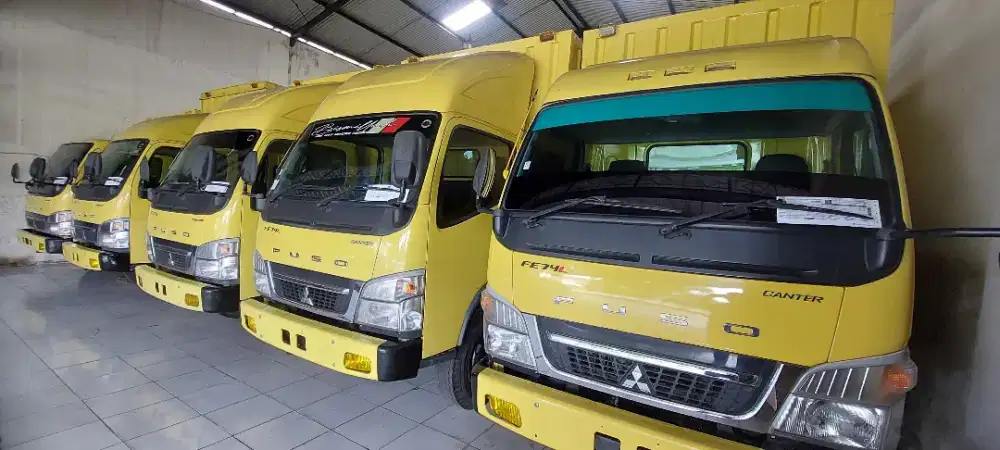 5 Unit Colt Diesel Canter FE 74 Long 2024 box besi super istimewa
