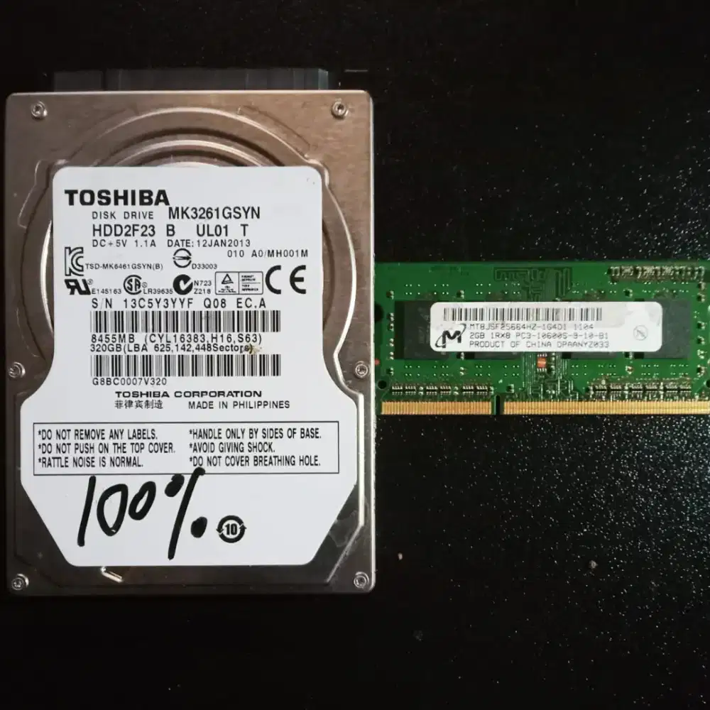 Hardisk dan Ram Sepaket