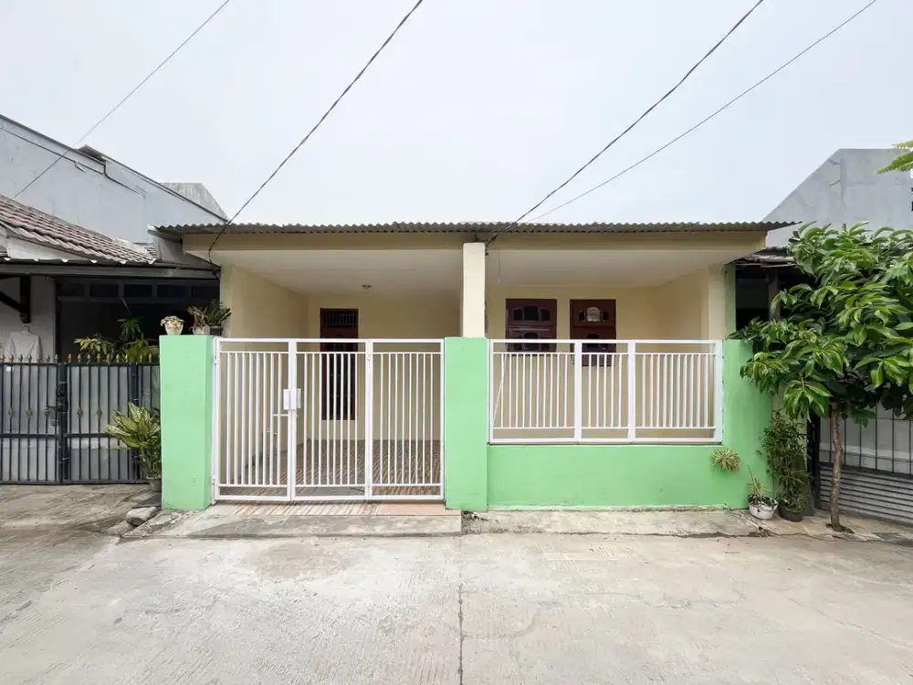 Rumah 1 Lantai Akses Dekat Stasiun Bekasi Siap KPR Hadap Timur J-39239