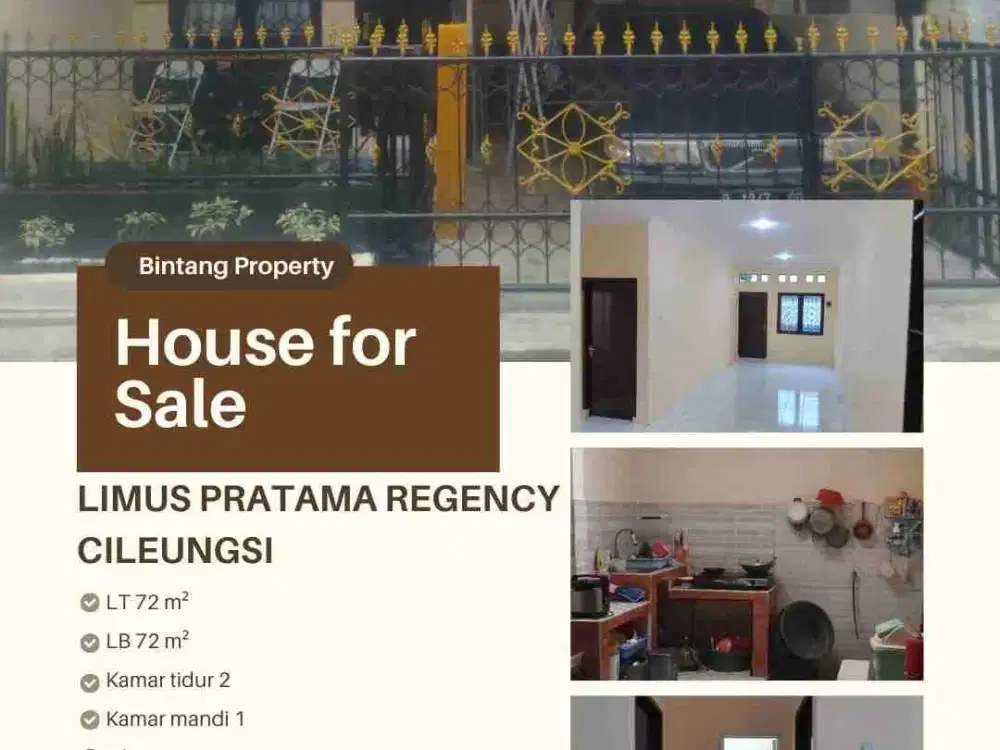 Dijual cepat rumah siap huni dekat tol Narogong di Limus Pramata Regency