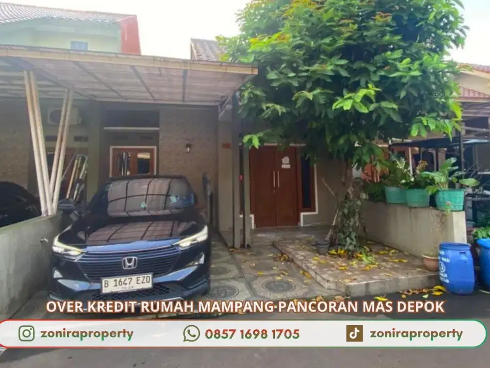 Jual Rumah OVER KREDIT Mampang Depok dkt DTC Tol Sawangan di Puri Hasanah