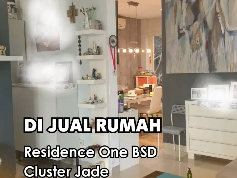 DI JUAL !!!  Residence One BSD Cluster Jade 3 KT Furnish