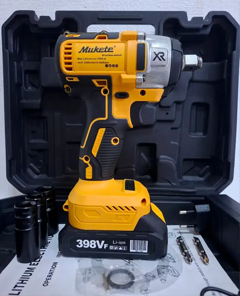 Baru japan mesin impact wrench brushless 700 nm baterai lithium