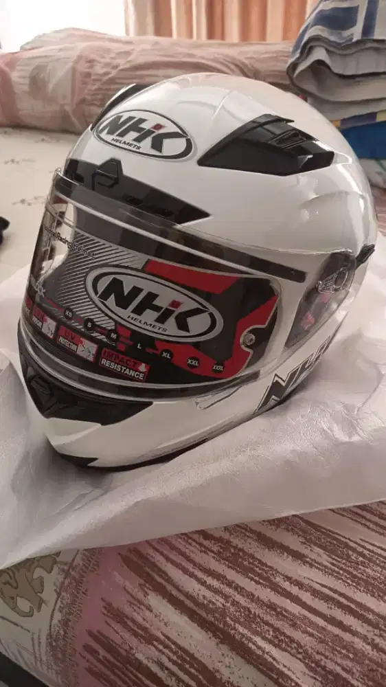 NHK RX9 Solid White Fullface