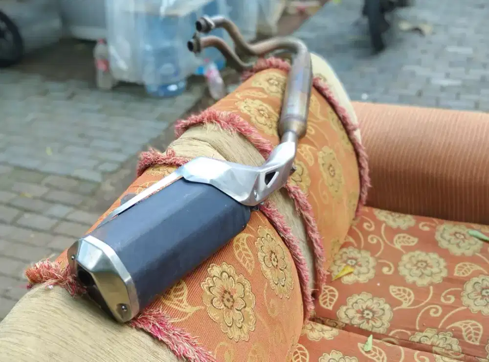 Knalpot New Ninja 250 fi 2018 ke atas bawaan motor