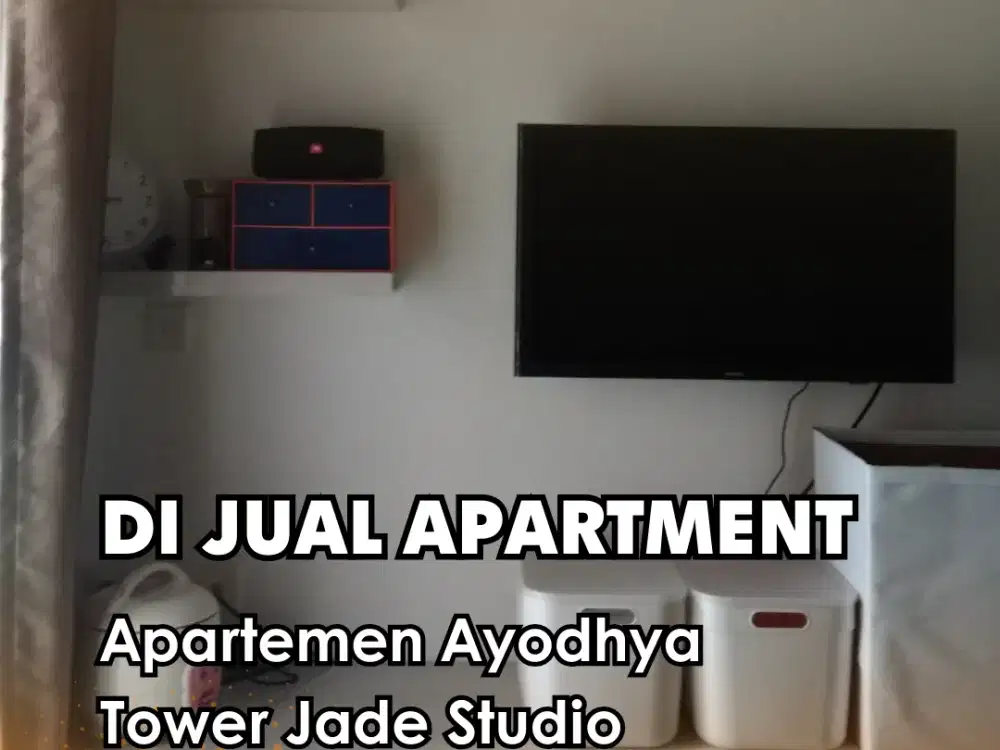Jual!!! Apartemen Ayodhya Tower Jade Type Studio Fully Furnished Well Designed Good Living