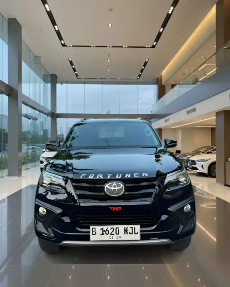 FORTUNER 2.4 TRD SPORTIVO DIESEL MATIC 2018 HITAM MURAH MULUS ISTIMEWA