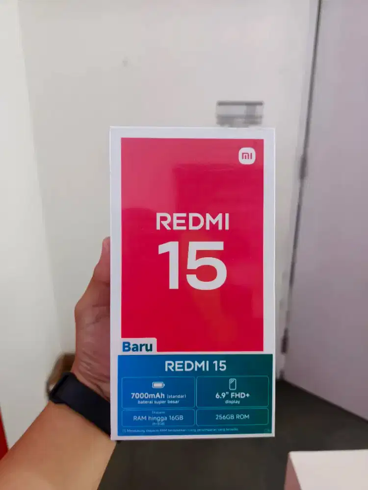 Redmi 15 8/128GB garansi resmi 15 bulan