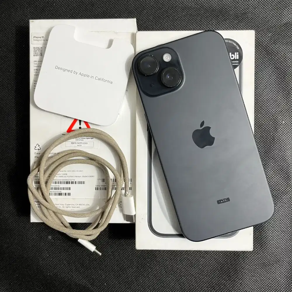 Iphone 15 128Gb Resmi ibox
Bh 92%