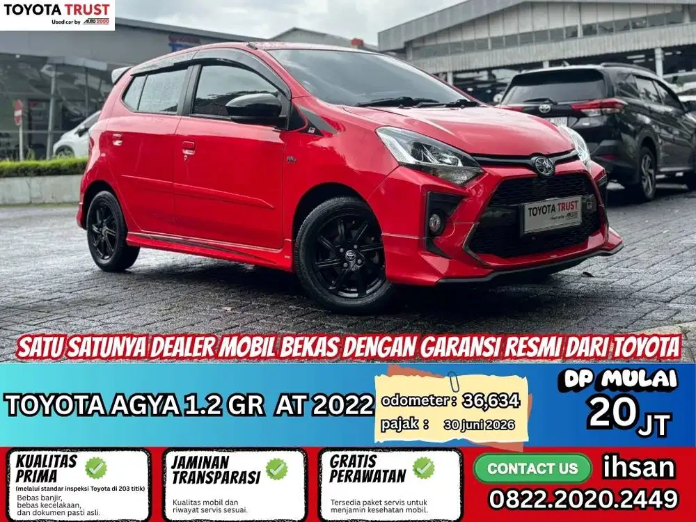 TOYOTA AGYA 1.2 GR AT