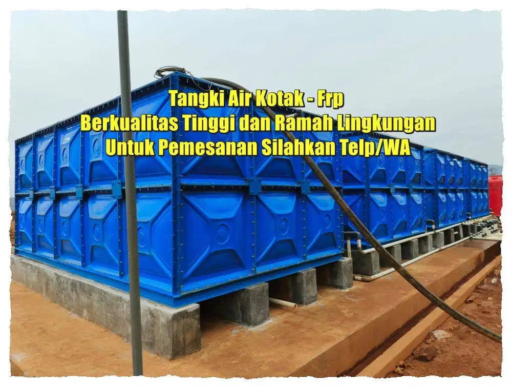 GROUND TANK - TANGKI AIR - PANEL FRP - TANGKI PANEL FRP - TANGKI PANEL