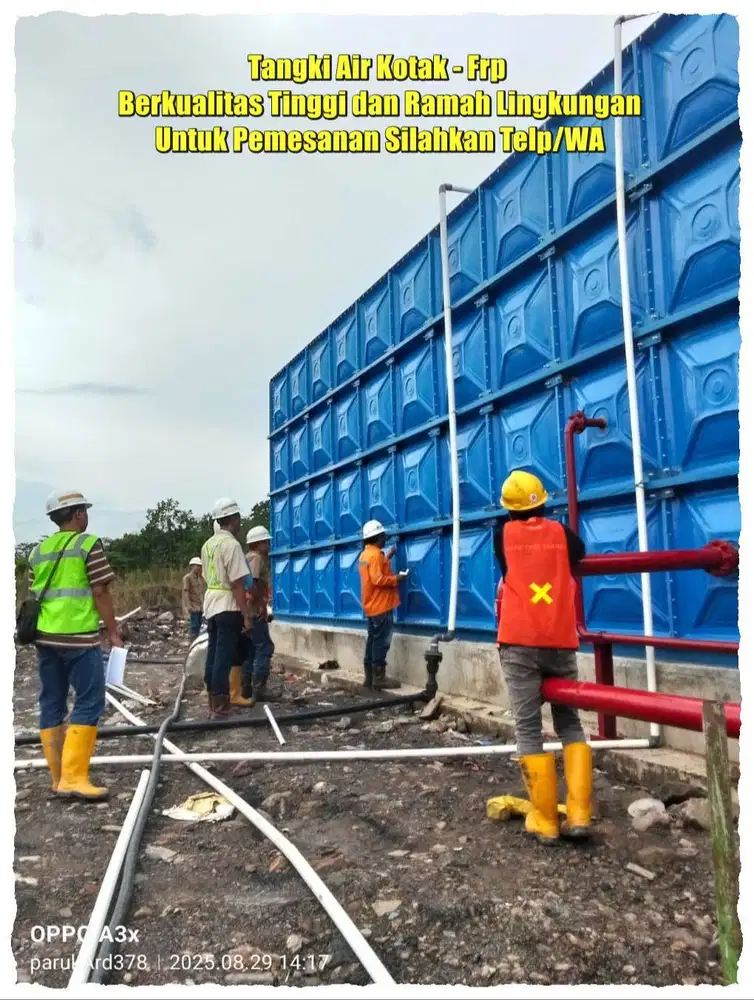TANGKI PANEL- TANGKI PANEL FRP - TANGKI PANEL KOTAK - TANGKI PANEL FIB