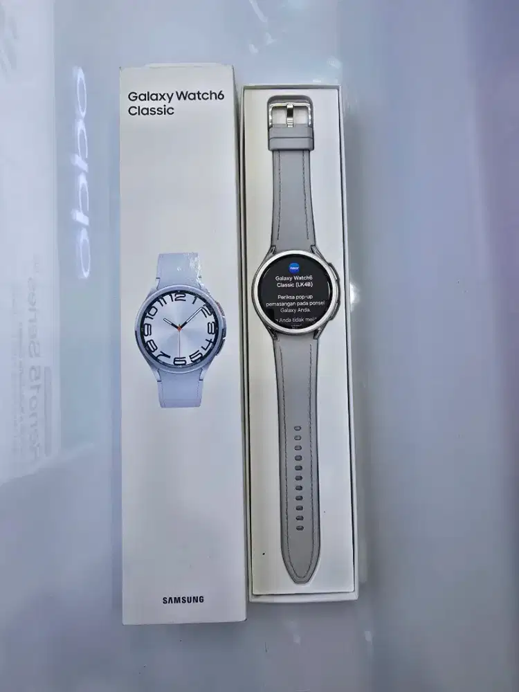 Samsung Galaxy Watch 6 Classic 46mm Silver Ex Garansi SEIN -MasterCom