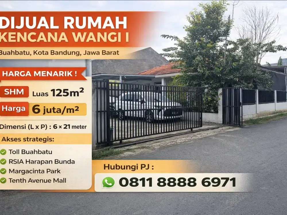 INVESTASI CERDAS! TANAH 125 M² DI CIJAURA DENGAN AKSES TERBAIK