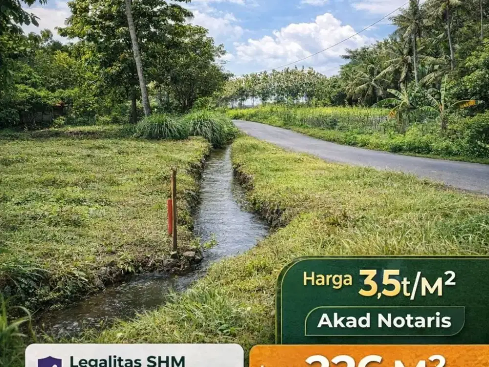 Tanah Jogja 2 MENIT SD BIAS KALIURANG SHMP