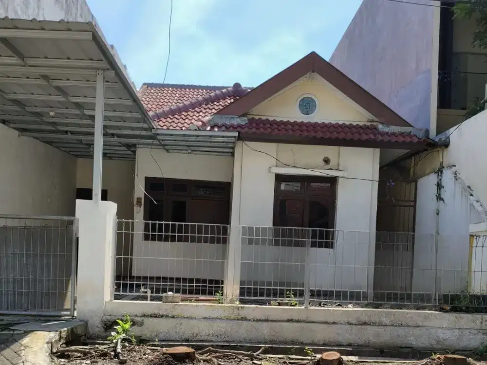 RUMAH HITUNG TANAH GALAXY BUMI PERMAI 2 hadap barat