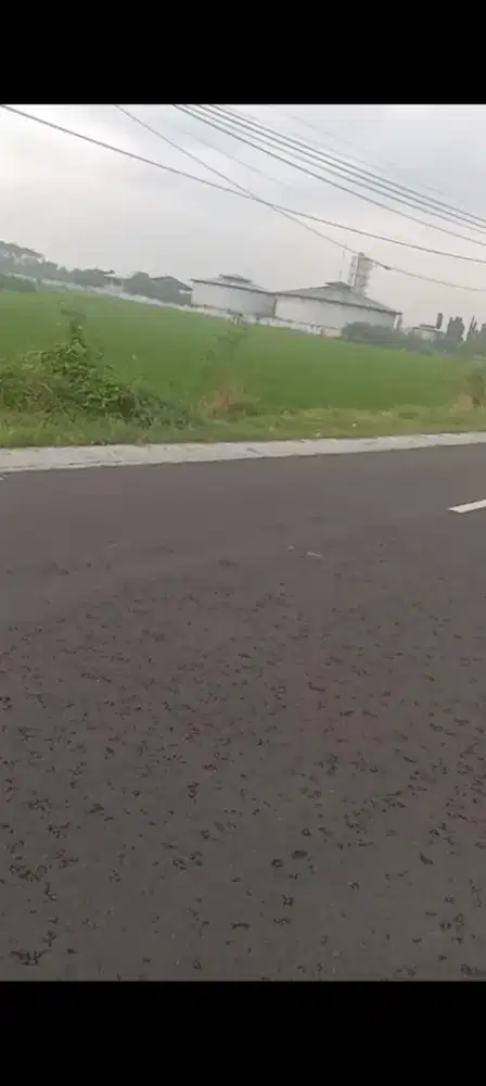 Jual tanah lokasi timur PT acidatama kyr lt 6300m hrg 1,4jt/m nego