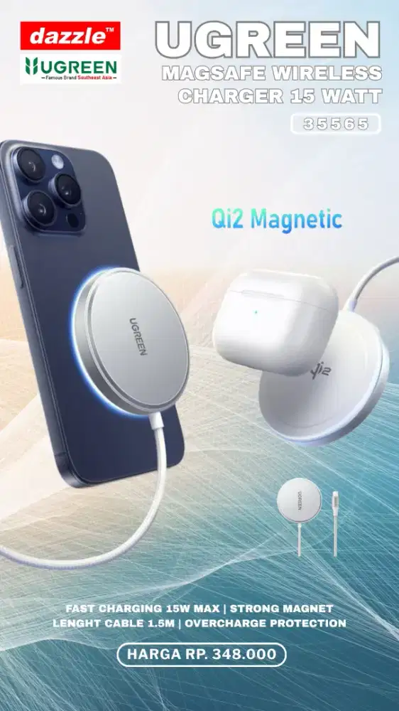 UGREEN MAGSAFE WIRELESS CHARGER 15W (35565)