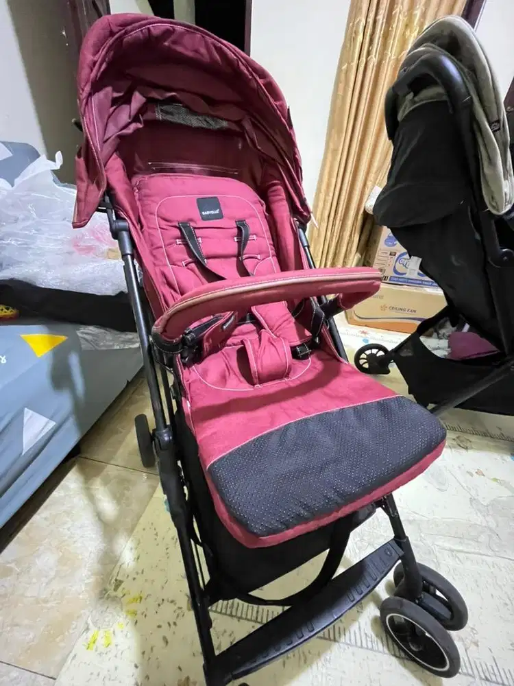 Preloved stroller Babyelle matrix merah