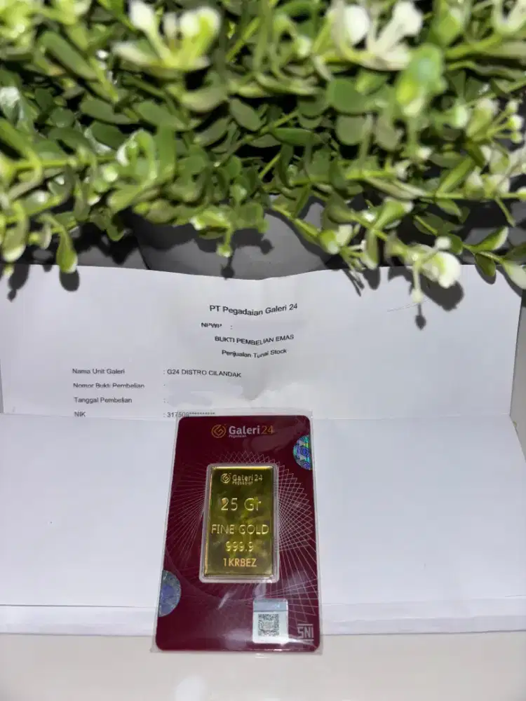 Logam Mulia 25gram Galeri24 Original