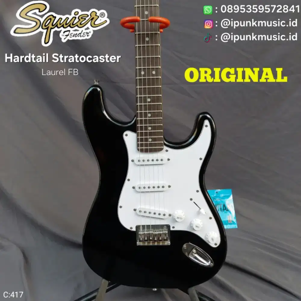 Squier Hardtail Original Stratocaster SSS MIC Laurel FB Gitar Elektrik