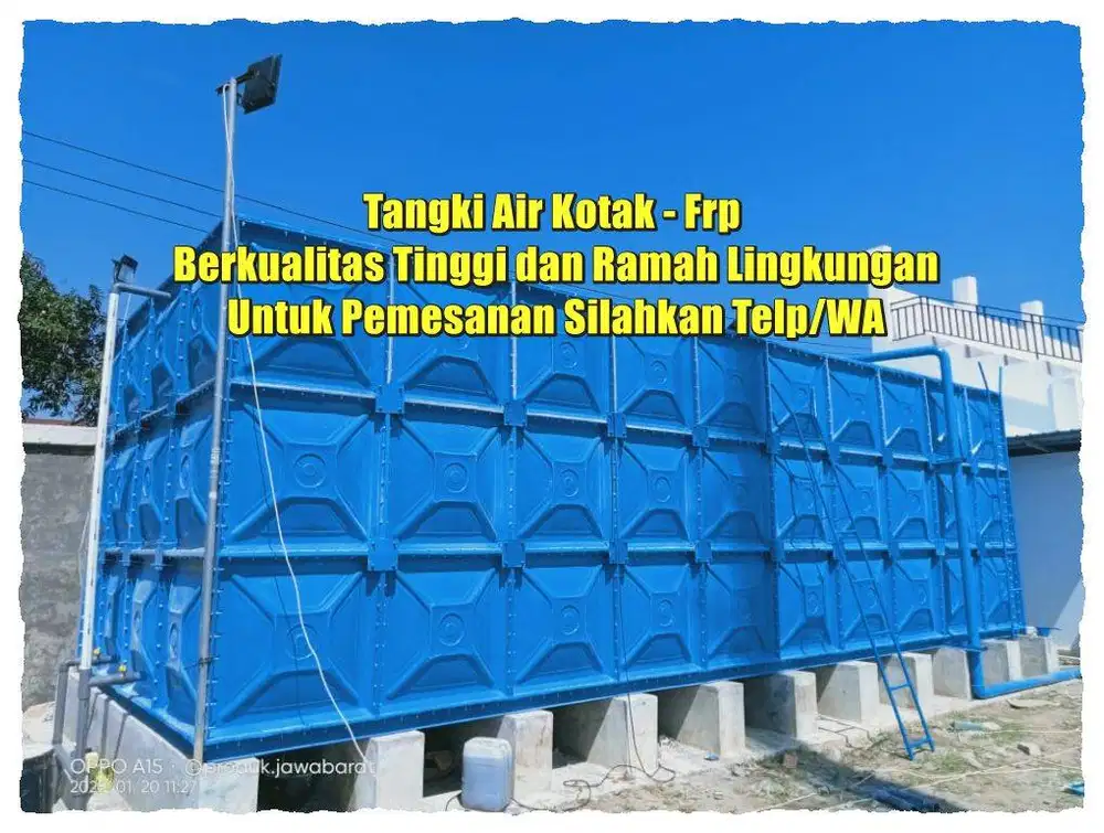 TANGKI PANEL- TANGKI PANEL FRP - TANGKI PANEL KOTAK - TANGKI PANEL FIB
