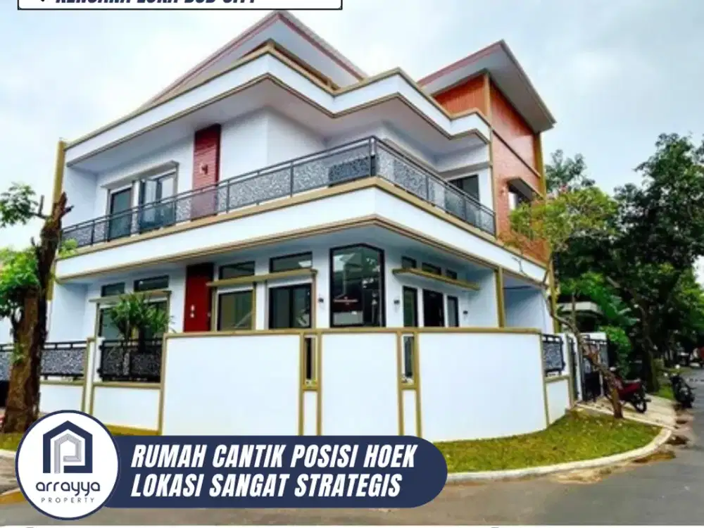 RUMAH BARU MODERN MINIMALIS POSISI HOOK DI KENCANA LOKA BSD CITY