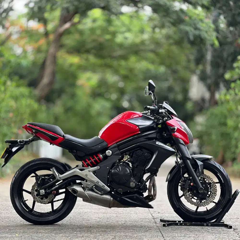 KAWASAKI ER6N 650 ABS 2013 MERAH KM LOW PAJAK PANJANG TANPA PR