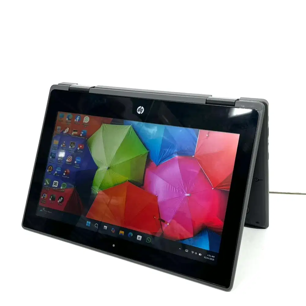 hp x360 flip touchscreen ram 8gb ssd 256gb intel n500 4cpu quadcore