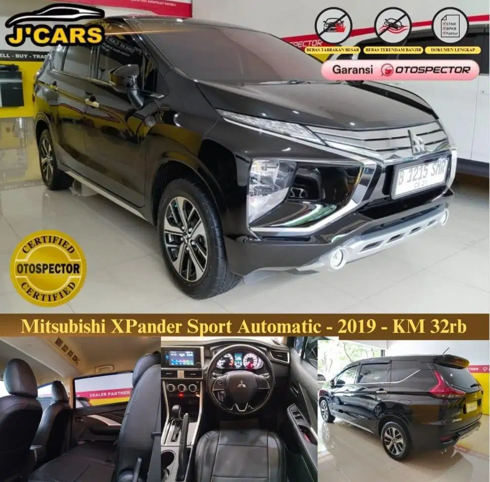 [KM 32k] Mitsubishi Xpander 1.5 Sport AT 2019 Automatic Ringan Murah