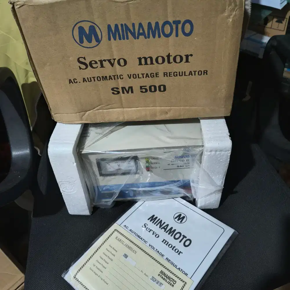 Stavol Servo Motor Minamoto SM 500 (baru)