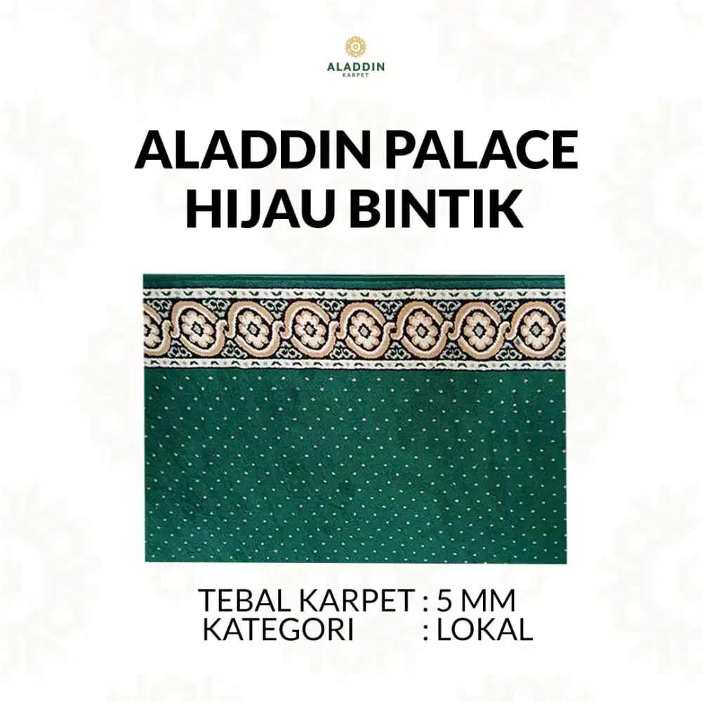 Karpet lokal Aladdin palace