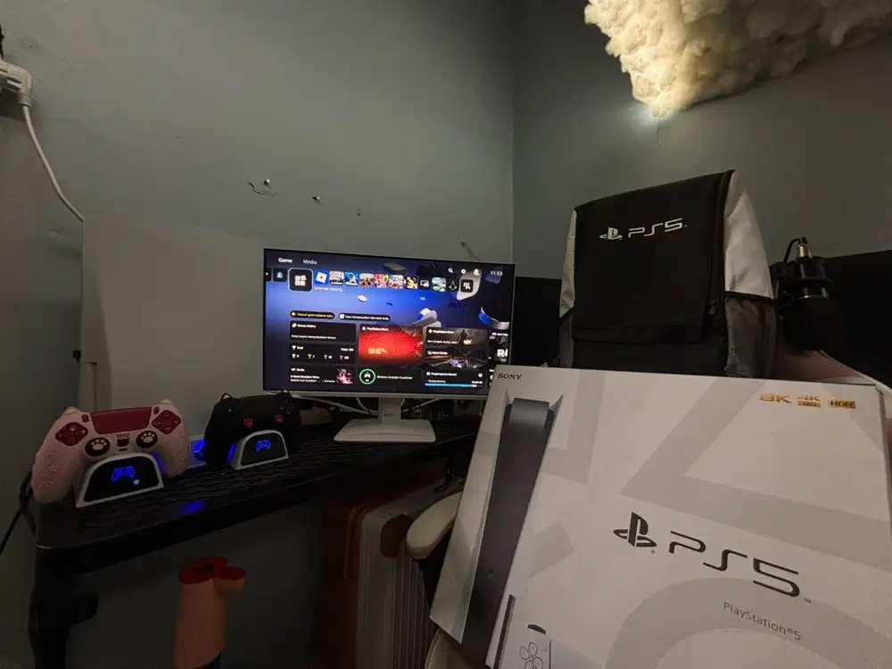 Jual PS 5 paket lengkap +Monitor
