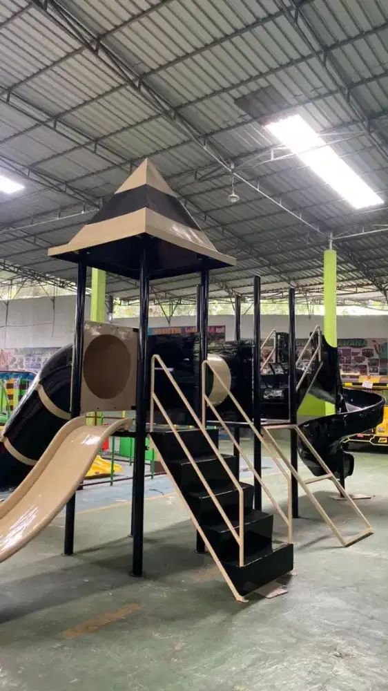 Open order perosotan kolam renang Waterboom ember tumpah bebas custom