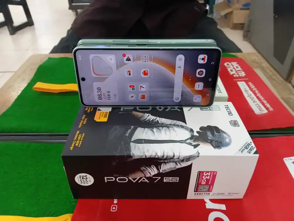 TECNO POVA 7 5G 8/256 GB 2 BLN pke mulus no minus lengkap