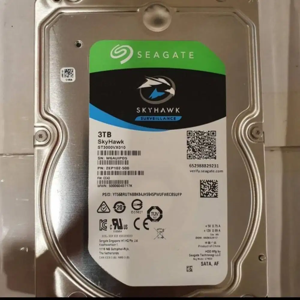 HDD 3TB SEAGATE GARANSI 1 TAHUN