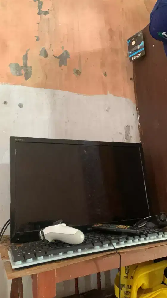 Jual TV LED 21 in kelengkapan tv aja