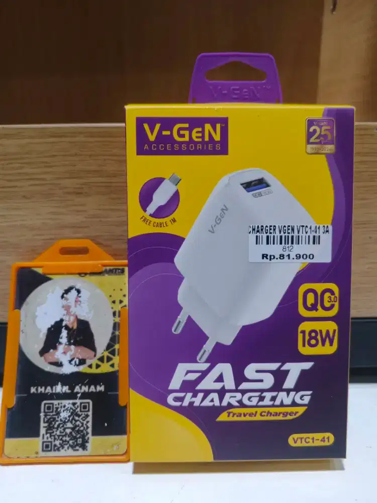 CHARGER VGEN VTC1-41 3A MICRO