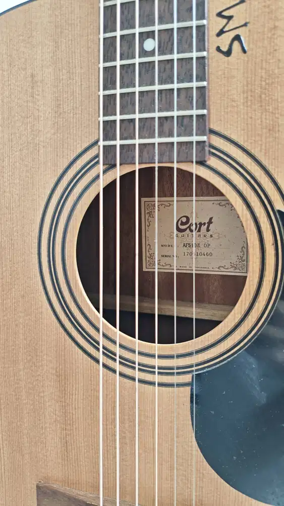 Gitar Akustik Elektrik Cort AF-510E-OP