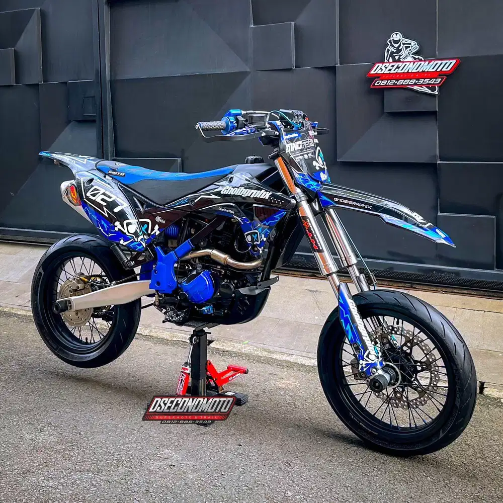 DTRACKER 150‼️ SUPERMOTO BODY GORDON SIAP TOURING TRABAS D TRACKER