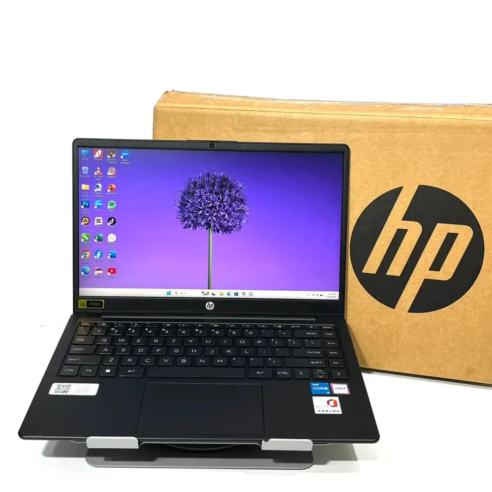 laptop hp 14-ep0090tu super slim mulus intel i3 gen 13 n305 8cpu 8/512